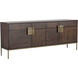Jade 78.75 X 17.75 inch Antique Brass / Dark Mango Sideboard